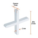 SEPARADOR DE LOSETAS 2MM TRUPER 12972