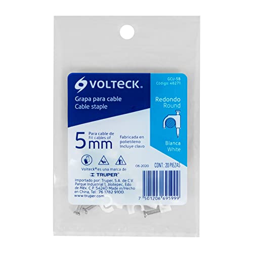 GRAPA PARA CABLE 5MM VOLTECK 48271