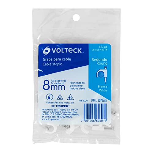 GRAPA PARA CABLE 8MM VOLTECK 48273