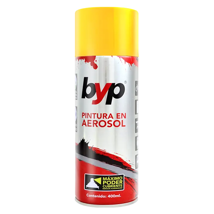 AEROSOL SÚPER AMARILLO CANARIO 400ML BYP ACAS00