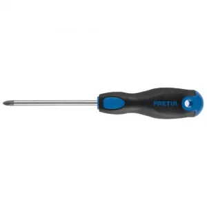 Desarmador de cruz 1/4' x 4' mango Comfort Grip Pretul TRUPER 21496