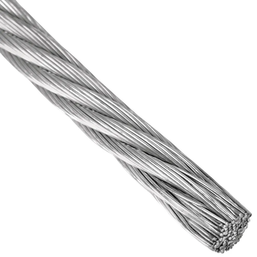 CABLE DE ACERO GALVANIZADO 7X7 HILOS 1/16 FIERO (TRUPER) 44208