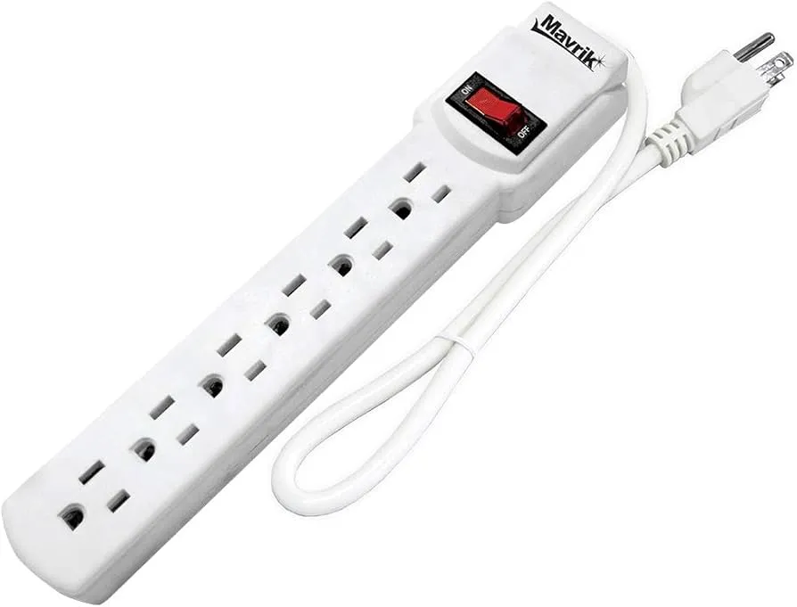 MULTICONTACTO 6 TOMAS CABLE 5 MTS LARGO MAVRIK (ADIR)