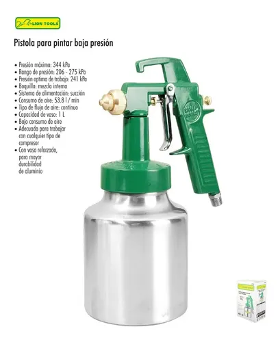 [4180] PISTOLA P/PINTAR BAJA PRESION 1L LION TOOLS 4180