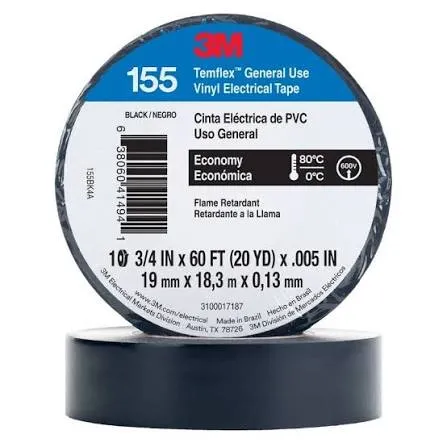 [155] CINTA DE AISLAR 3M PVC TEMFLEX 155