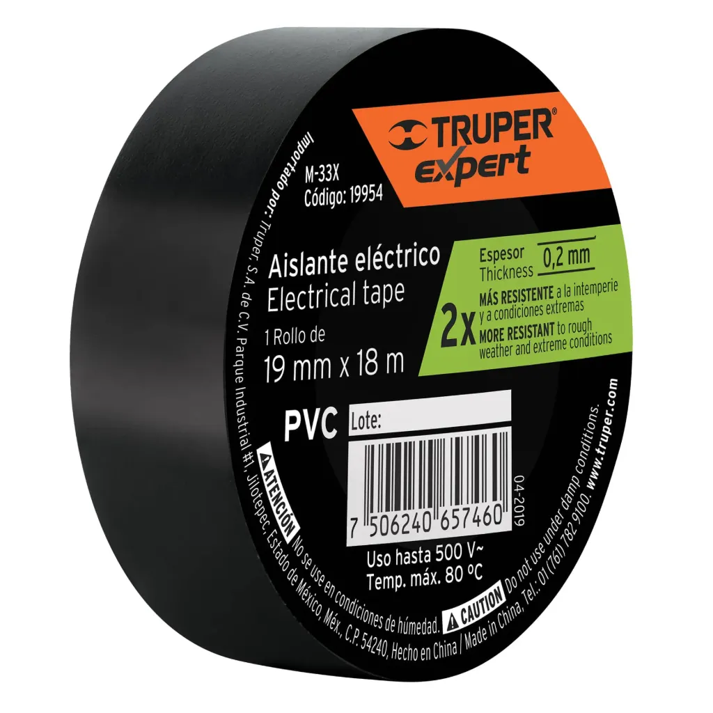 [19954] CINTA DE AISLAR NEGRA TRUPER EXPERT 19954