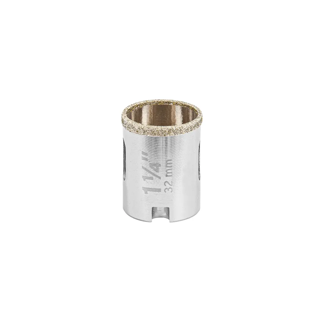 [17128] BROCASIERRA DIAMANTE BORDE CONTINUO CON ROSCA MANDRIL 3/8 - 1 1/4" (TRUPER) 17128